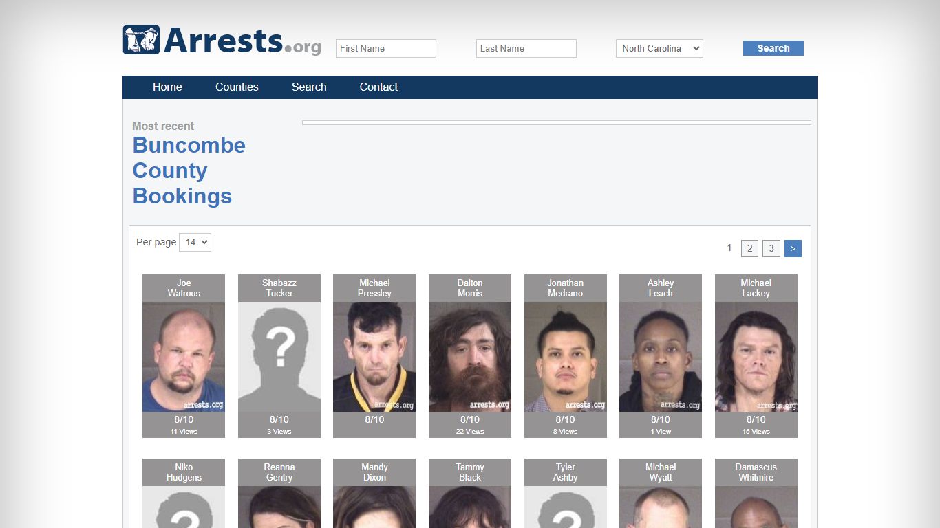 Buncombe County Arrests and Inmate Search