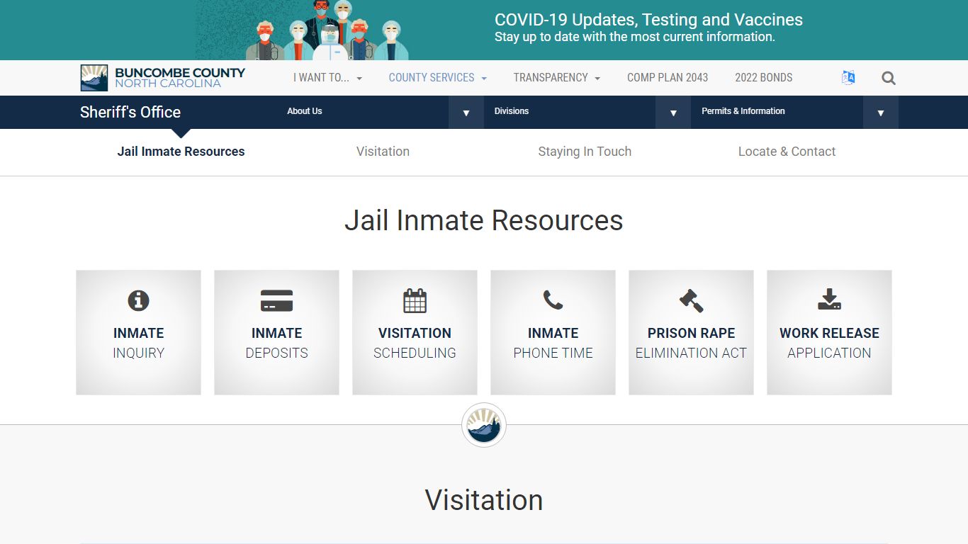 Jail Inmate Resources - Buncombe County, North Carolina